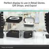 4 Pack Acrylic Riser Display Stands 3 Pieces Clear Plexiglass 2" 3" 4" Retail Showcase Pedestals for Products and Merchandise by Marketing Holders view 2