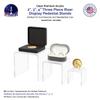 4 Pack Acrylic Riser Display Stands 3 Pieces Clear Plexiglass 2" 3" 4" Retail Showcase Pedestals for Products and Merchandise by Marketing Holders view 3