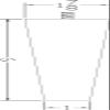 Highland Manor Wood Products Round Tapered Bun Foot - 6" Tall x 1 7/8" Wide (Maple) (Set of 4) view 3