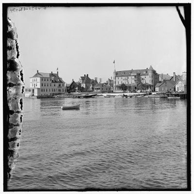 HistoricalFindings Photo: Iroquois-on-The-Beach Hotel,Resorts,Lake View House,Mackinac,Michigan,MI,1900