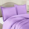 Comfort Store Bedding 2 Piece 300 GSM Comforted Set Collection Organic Cotton 600 Thread Count Solid 1 Duvet Cover, 1 Comforter (Lilac Full XL, Set of 2) view 3