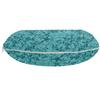 Ambesonne Teal Travel Pillow Neck Rest, Ink Drawing Inspired Intertwined Tree Branches Buds and Leaves in Abstract Design, Memory Foam Traveling Accessory for Airplane and Car, 12", Turquoise Teal view 2