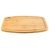 BambooMN Natural Bamboo Cutting Board w/Juice Groove and Hanging Hole - 11.75" x 8.63" x 0.4" - Vertical Cut - 10 Pieces view 2