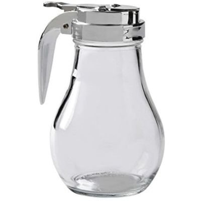 Great Credentials Syrup Dispenser with Cast Zinc Top, 14-Ounce (1, 14 OZ)