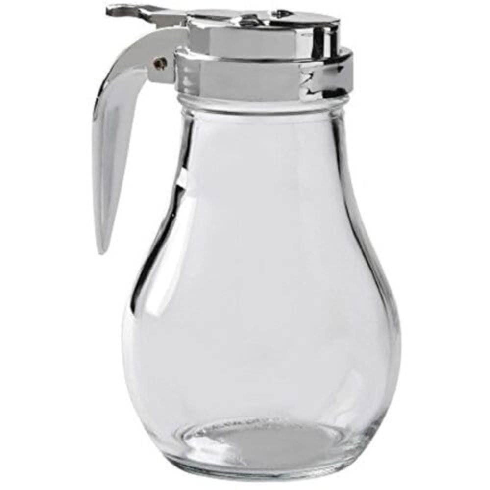 Great Credentials Syrup Dispenser with Cast Zinc Top, 14-Ounce (1, 14 OZ)