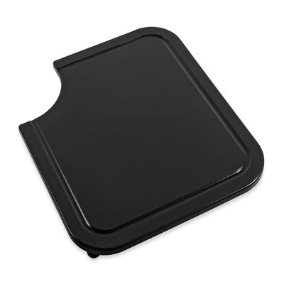 Camco RV/Marine Sink Mate 12-Inches x 14 -Inches Cutting Board - Fits Securely Over Your RV or Boat's Kitchen Sink - Ideal for Cleaning, Carving and Chopping - Black (43858)