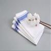100% Cotton Hand Towel- Kitchen Dish Towel- Tea Towel - (100% Cotton- Striped Blue (4)) view 1
