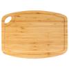 BambooMN Natural Bamboo Cutting Board w/Juice Groove and Hanging Hole - 11.75" x 8.63" x 0.4" - Vertical Cut - 100 Pieces view 1