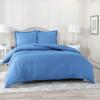 Comfort Store Bedding 2 Piece 300 GSM Comforted Set Collection Organic Cotton 700 Thread Count Solid 1 Duvet Cover, 1 Comforter (Navy Blue OLY., Set of 2) view 1