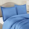 Comfort Store Bedding 2 Piece 300 GSM Comforted Set Collection Organic Cotton 700 Thread Count Solid 1 Duvet Cover, 1 Comforter (Navy Blue OLY., Set of 2) view 3