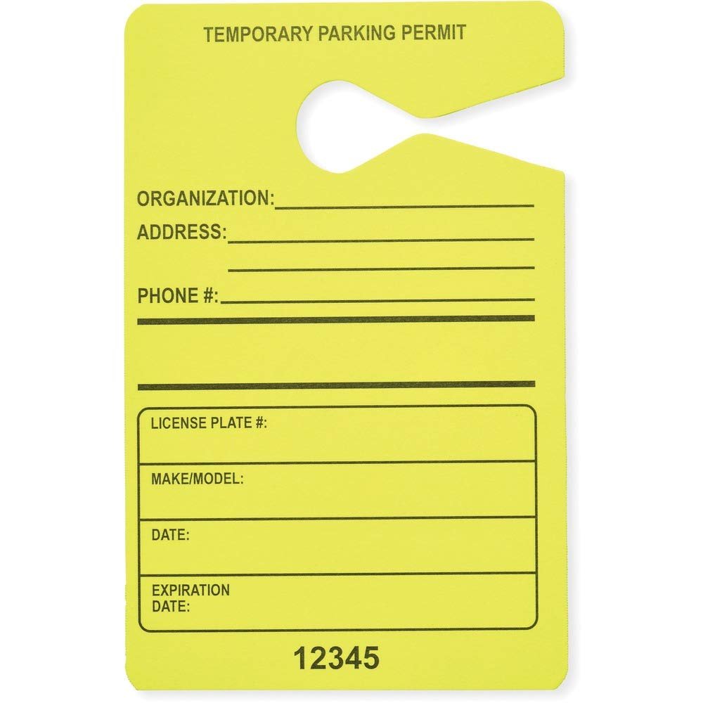 Tatco Information Sign - 50 / Pack - 3.5" Width x 5.5" Height - Fluorescent Yellow