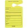Tatco Information Sign - 50 / Pack - 3.5" Width x 5.5" Height - Fluorescent Yellow view 1