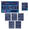 amscan Birthday Baller Plastic Personalized Stadium Scoreboard Sign, 1 Pack view 1