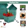 42 Pack QUART Green Molded Pulp Fiber Berry/Produce Vented Baskets for Fruit and Vegetable view 4