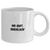 Amisk Profane Coffee Mug No Sht Sherlock Funny Gift Idea Coffee Cup view 2