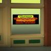 9100 Nathan's Hot Dogs Window Sign by Miller Signs view 1