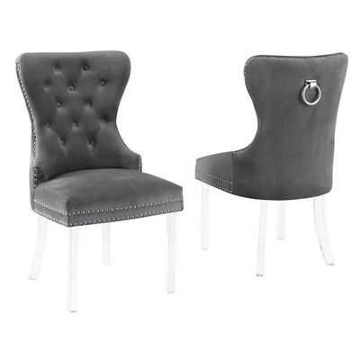 Best Quality Furniture Dining Chairs, Dark Gray