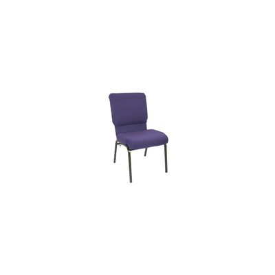 Advantage Eggplant Church Chair 18.5 in. Wide