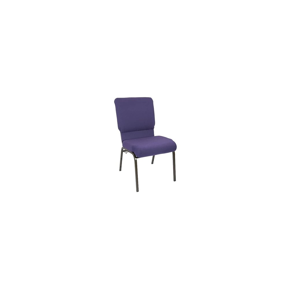 Advantage Eggplant Church Chair 18.5 in. Wide