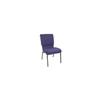 Advantage Eggplant Church Chair 18.5 in. Wide view 1