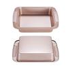 Baking Dish, Golden Square Baking Dish Oven Tray Not Sticky Cake Roll Muffin Tiramisu Baking Mold view 4