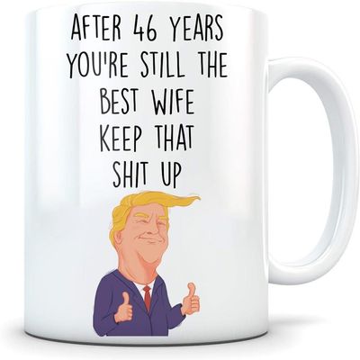 46th anniversary mug for women, 46th anniversary mug for her, 46 anniversary, 46 year anniversary, 46th wedding anniversary