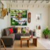 8 Huge Piece Picnic in The Park Wall Art Decor Picture Painting Poster Print on Canvas Panels Pieces - Food and Wine Theme Wall Decoration Set - Weekend Wall Picture for Living Room 70 by 100 in view 2