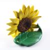 Conversation Concepts Soft Coated Wheaten Terrier Figurine  Sunflower Statue Gift: Realistic Hand Painted Sculpture, Summer Nursery or Home Office Desk Decor, Spring Shower Present view 3