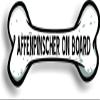 Affenpinscher on Board Car Magnet Bumper Sticker 3"x7" view 1