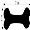 Affenpinscher on Board Car Magnet Bumper Sticker 3"x7" view 3