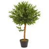 34" Olive Topiary Artificial Tree Uv Resistant (Indoor/Outdoor) view 1