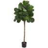 5-Foot Leaf Fig Artificial Tree view 1