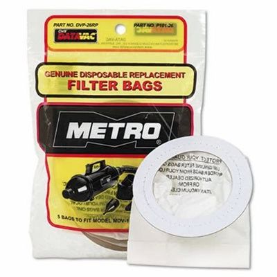 Datavac Replacement Bags for Handheld Steel Vacuum/Blower - 5/Pack (3 Pack)