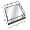 Black Metal Tray view 2
