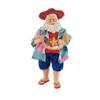 Santa's Workshop Beach Party Santa 10" Multi Color Linen view 1