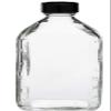 6 Ounce Clear Glass Graduated Oval RX Medicine/Liquor Bottles w/Caps-48 Pack view 1