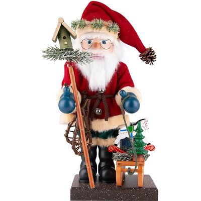 Christian Ulbricht Nutcracker - Santa Claus with Sled - 47 cm / 18.5 inch