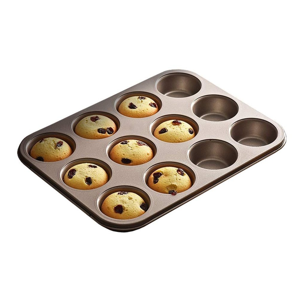 Bakeware, Carbon Steel Not Sticky Paper Cup Cake Muffin Muffin Cake Oven Baking Dish Cake Baking (Size : 35.226.93cm)