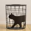 Alta AR0406058 Black Cat Wire Basket, Small, H 12.8 x W 9.0 x D 9.0 inches (324 x 228 x 228 view 4