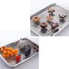 Bakeware, Stainless Steel With Pallet Rack Oven Tray Grilled Fish Roast Chicken Baking Cake (Size : 39.529.55cm) view 4