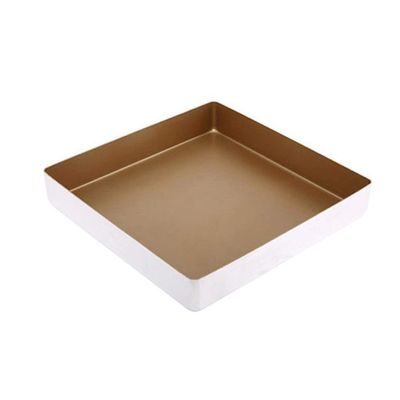 Baking Dish, Cake Mould Muffin Cake Roll Cookie Mold Not Sticky Square Home (Size : 28285cm)