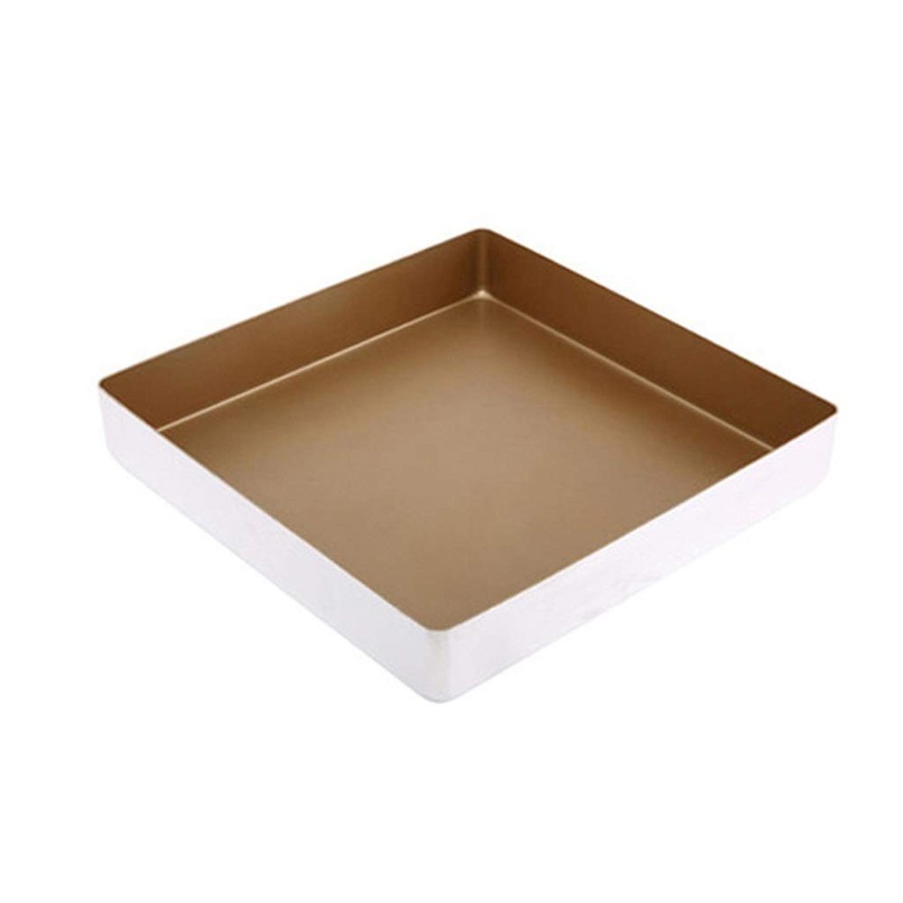 Baking Dish, Cake Mould Muffin Cake Roll Cookie Mold Not Sticky Square Home (Size : 28285cm)