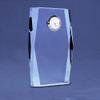 Baudville Engraved Clock Trophy - Large Clear Crystal with Silver Accents - Silver Inset Time Piece - Personalized Engraving Up to Three Lines and Pre-Written Verse Selection view 3