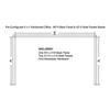 Global Industrial Pre-Configured Call Center Starter, 60 Inch Width x 48 Inch Depth, Gray, Designed for Standard Call Center Systems view 3