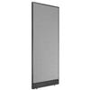 Global Industrial 24-1/4"W x 64" H Office Partition Panel with Pass-Thru Cable, Gray view 1