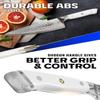 Dalstrong Chef Knife - 8 inch Blade - Shogun Series - Damascus - Japanese AUS-10V Super Steel Kitchen - Glacial White Handle ABS - Razor Sharp Chef's - Full Tang Cooking Knife - Sheath view 4