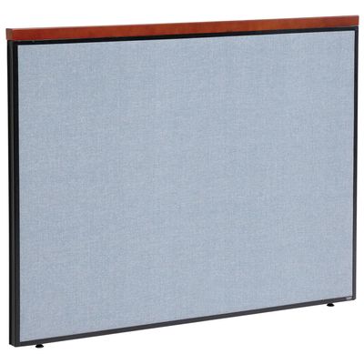 Global Industrial Office Partition Panel, Blue, 60.25 Inch Width x 43.5 Inch Height, 1 Piece, Designed for Office Partitioning