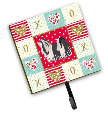 Caroline's Treasures CK5841SH4 Havanese #1 Love Leash or Key Holder, Red, Wall Hooks, Key Hooks Holder, Coat Rack Wall Mount, Coat Hooks, Hooks for Hanging Keys, Towels, Aprons, Leashes,