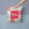 Caroline's Treasures CK5597PW1414 Devon Rex #3 Cat Love Fabric Decorative Pillow, Red Machine Washable, Indoor Outdoor Decorative Pillow for Couch, Bed or Patio, 14Hx14W view 2