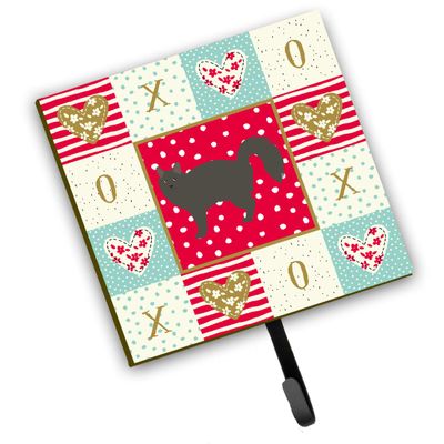 Caroline's Treasures Nebelung #3 Cat Love Leash or Key Holder Hooks, Multicolor